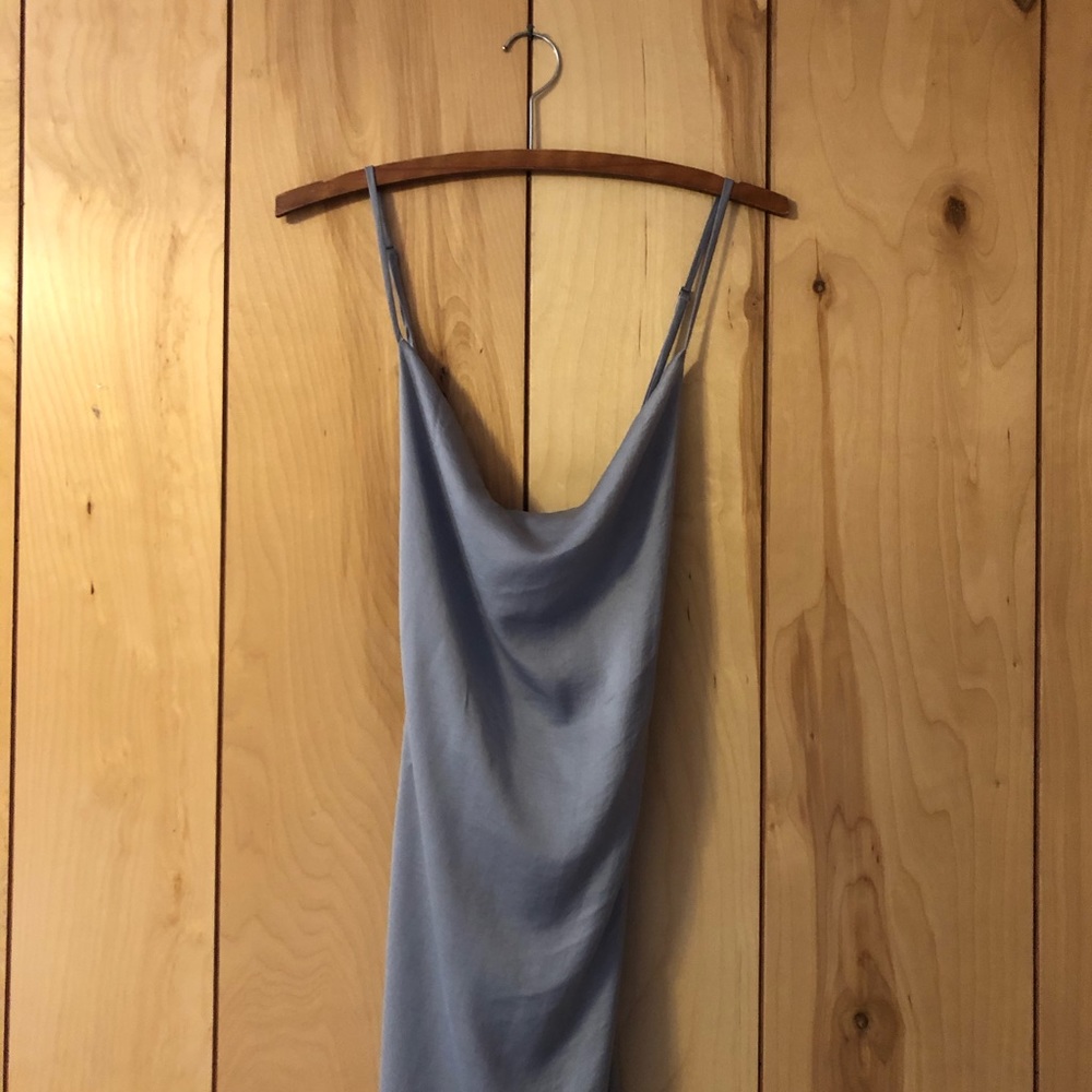 Stelen Emily cowl-neck dress in grey